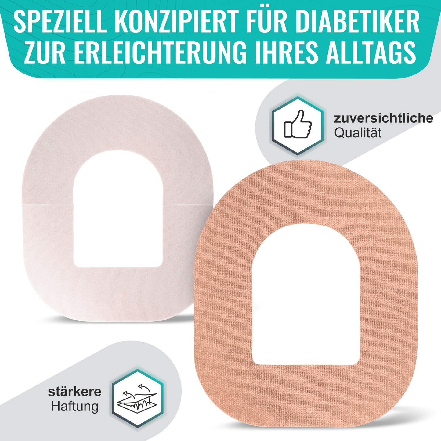 Fixierpflaster für OmniPod - 25er Packung wasserfest und hypoallergen